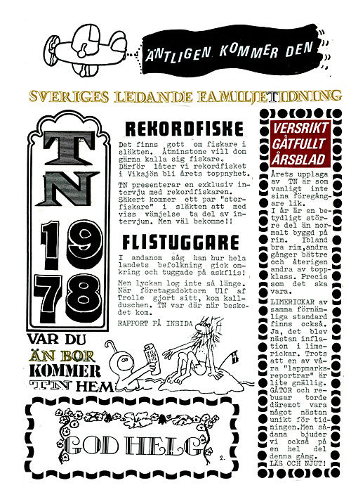 Trollens Nyheter, en familjepublikation Trollens Nyheter, en familjepublikation