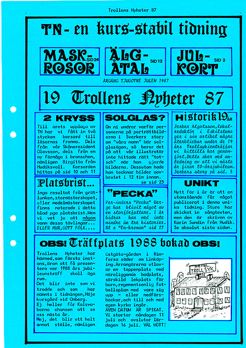 Trollens Nyheter, en familjepublikation Trollens Nyheter, en familjepublikation