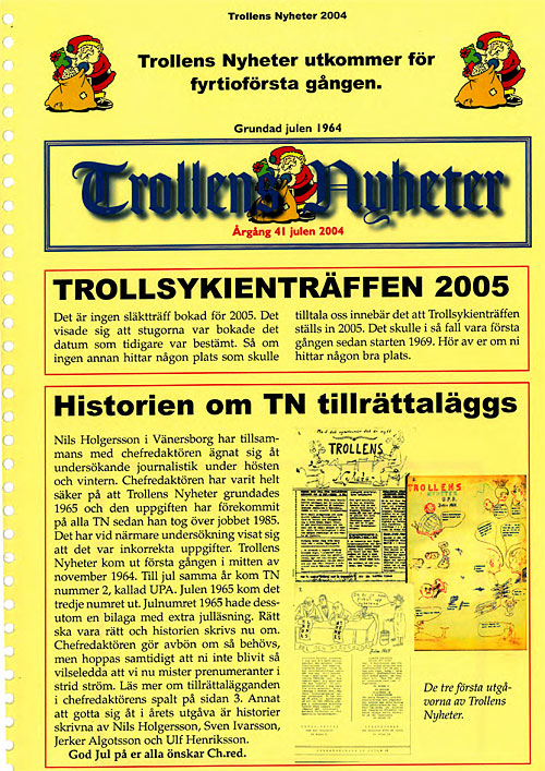 Trollens Nyheter, en familjepublikation Trollens Nyheter, en familjepublikation
